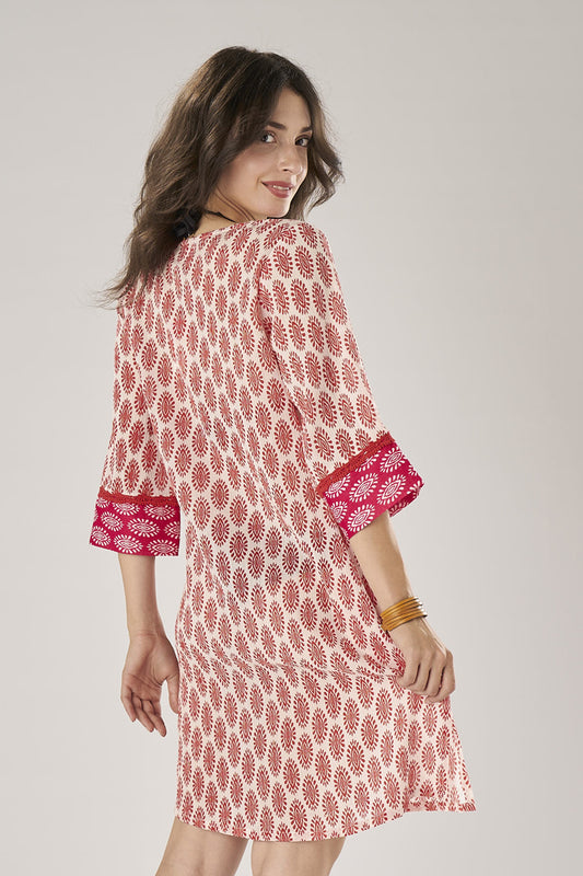 Red Masai Caftan