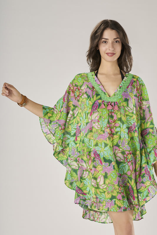 Emerald Toucan Poncho