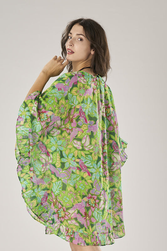 Emerald Toucan Poncho