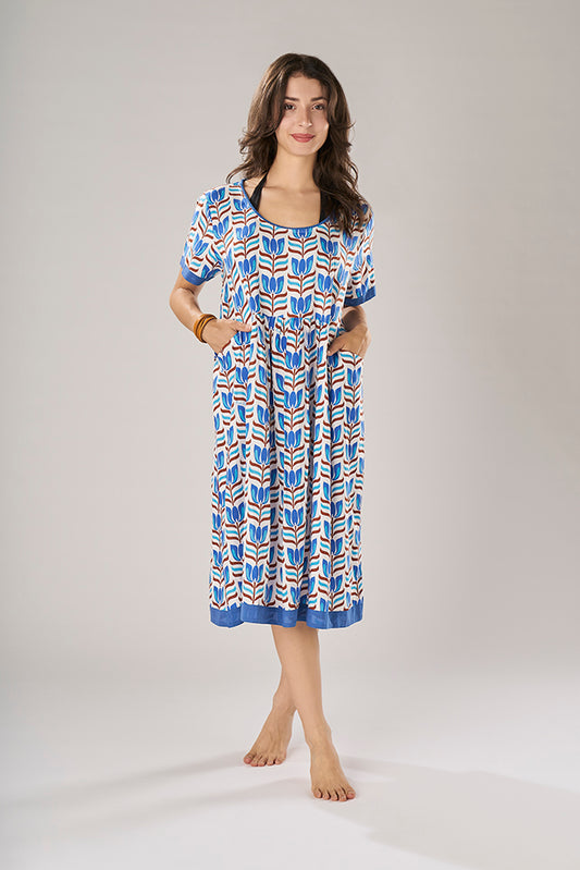 Bluette Tulip Midi Dress