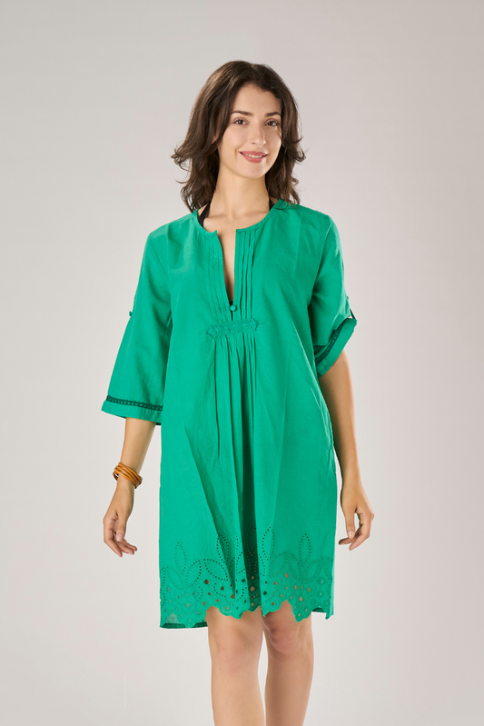 Emerald Sangallo Caftan