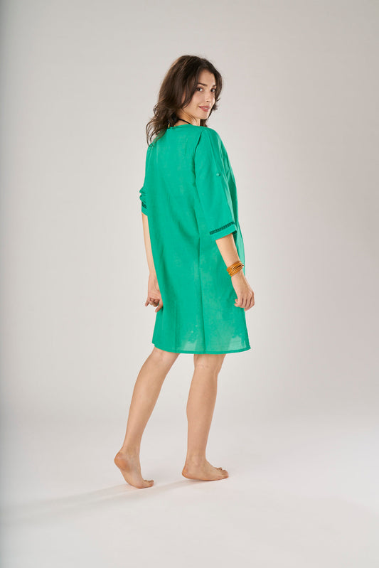 Emerald Sangallo Caftan