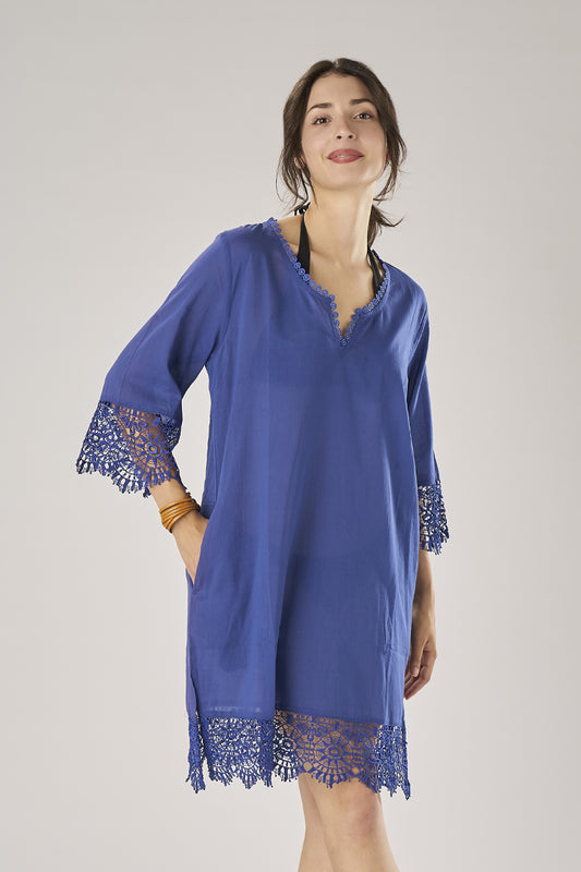 Plain Bluette Caftan